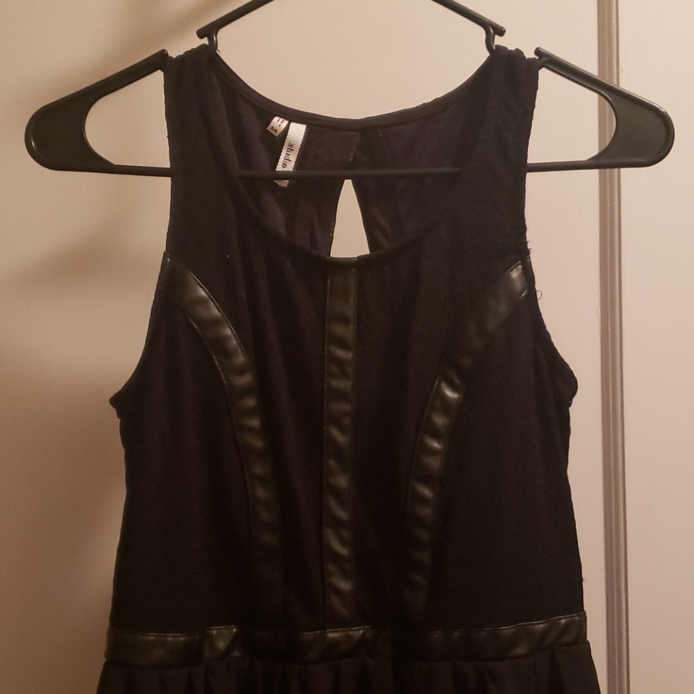 Studio Y High Low Black Dress